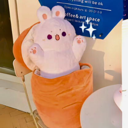 Peluche conejo/gato sorpresa