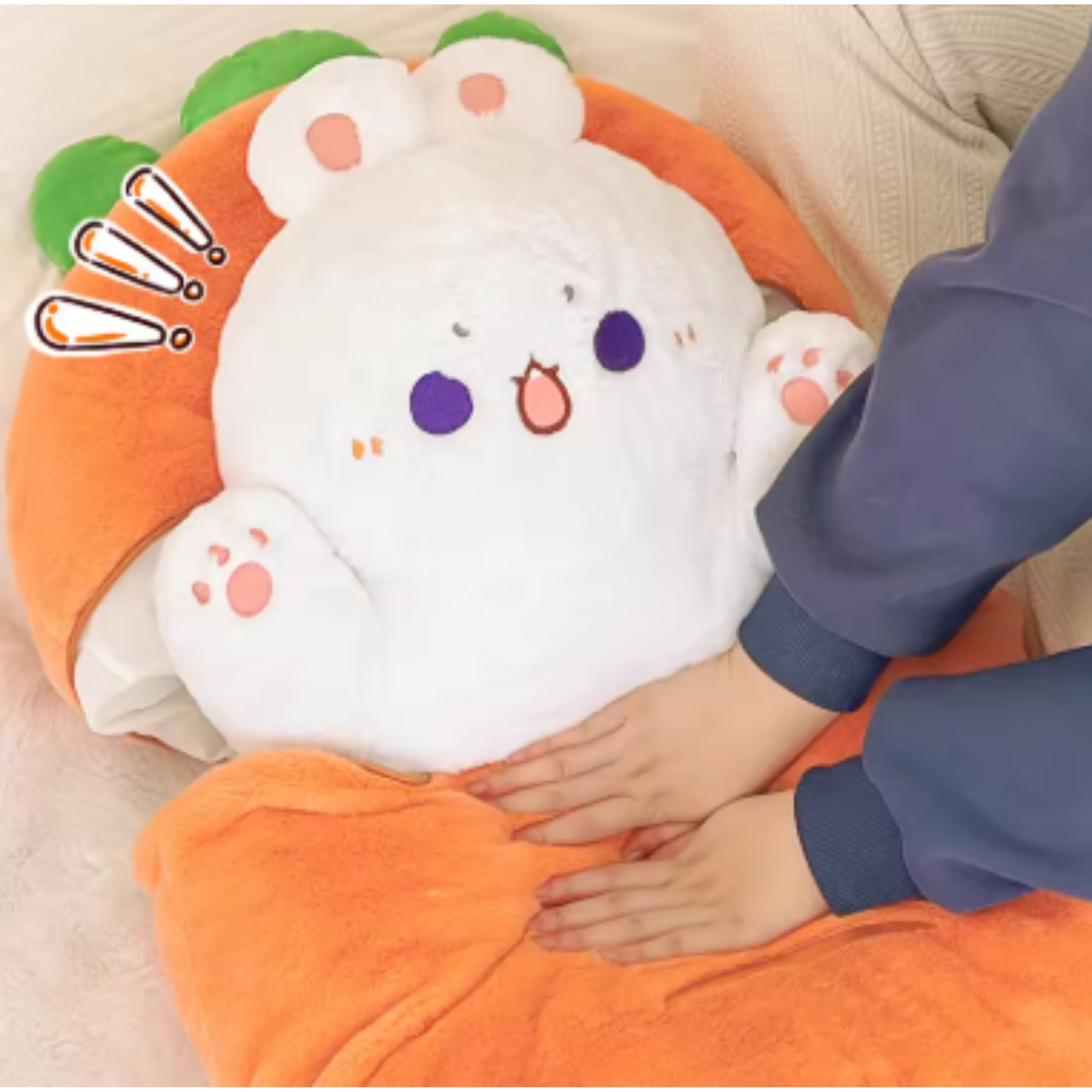 Peluche conejo/gato sorpresa